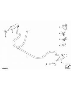 Genuine Right Spray Nozzle Cover Primed 61 67 7 211 210 buy in USA