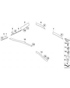 Genuine Aluminium Bottom Glove Box Compartment Door Cover Lid 51 45 9 210 979 buy in USA