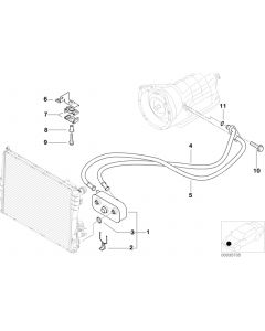 Genuine Automatic Gearbox Oil Cooling Outlet Pipe A5S 360R 17 22 7 785 132 buy in USA