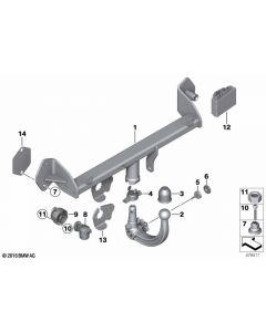 Genuine Scdel Of Tow Towing Hitch Detachable Ball Head 71 60 6 855 719 buy in USA