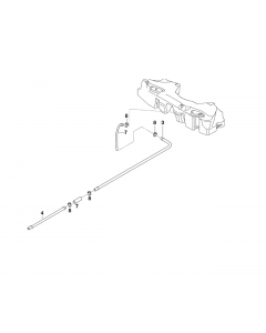 Genuine Fuel Tank Return Line Front 16 12 1 183 613 buy in USA