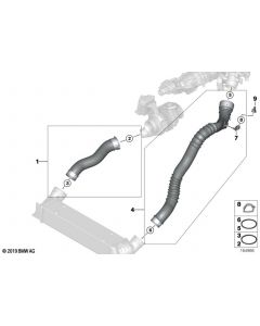 Genuine Air Duct Pre Formed Seal 11 61 7 791 470 buy in USA