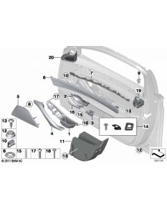 Genuine Front Right Driver Side OS Offside Recessed Door Grip 51 41 7 225 874 buy in USA