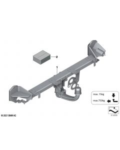 Genuine Trailer Tow Hitch Electric Additional Parts Retrofit Kit 71 60 2 450 882 buy in USA