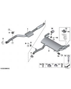 Genuine Exhaust Tailpipe Trim Chrome 90mm Diameter 18 30 8 658 210 buy in USA