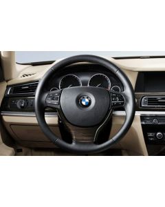 Genuine Steering Wheel Cover Trim High-Gloss Fine Wood 32 33 6 787 423 buy in USA