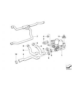 Genuine Radiator Engine Return Hose 11 53 1 703 844 buy in USA