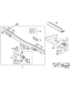 Genuine Towing Hitch Hexagon Screw Flange M12 x 1.5 x 41 ZNS3 34 11 6 797 579 buy in USA