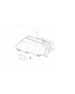 Genuine Foil Mask Headlight Set/Kit 63 12 9 071 750 buy in USA