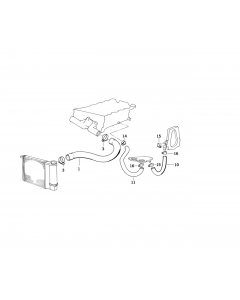 Genuine Cooling System Water Hose/Pipe 11 53 1 739 552 buy in USA