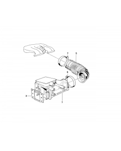 Genuine Volume Air Flow Sensor Rubber Boot 13 71 1 727 635 buy in USA