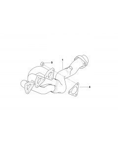 Genuine Exhaust Manifold Front 11 62 7 830 658 buy in USA