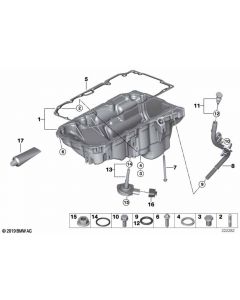 Genuine Torx Bolt M8x110 Oil Pan Level Indicator 11 13 7 800 625 buy in USA