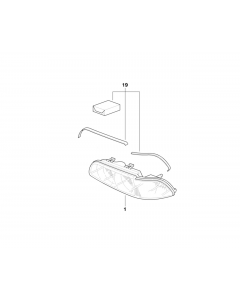 Genuine Headlight Head Lamp Repair Kit/Set 63 12 8 362 435 buy in USA