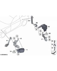 Genuine Headlight Vertical Aim Control Sensor Regulating Rod 37 14 6 783 206 buy in USA