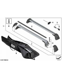 Genuine Roof Rack Lugagge Storage Replacement Fits G60 82715A4E764 buy in USA