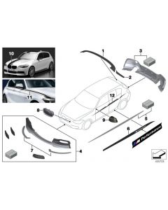 Genuine Right OS Left NS Foil Side Sill 51 19 2 220 967 buy in USA