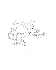 Genuine Cooling System Water Hose/Pipe 11 51 1 739 245 buy in USA