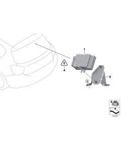 Genuine Fuel Pump Control Unit Socket Housing 61 13 6 901 662 buy in USA