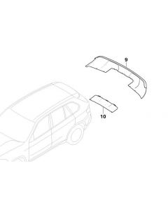 Genuine Rear Bumper Tow Hitch Cover 51 12 0 413 821 buy in USA