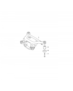 Genuine Rear Axle Rubber Mount Bushing Kit of 2 33 31 2 283 419 buy in USA