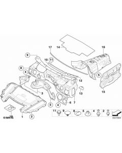 Genuine Front Engine Hood Sound Insulating Noise Insulation 51 48 7 059 260 buy in USA