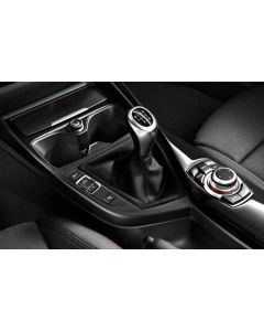 Genuine Sport Gear Knob+Gaiter Leather Black/Chrome 25 11 7 596 011 buy in USA