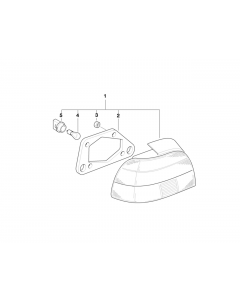 Genuine Rear Light/Lamp Bulb Socket/Holder Yellow/Silver 63 21 6 903 651 buy in USA