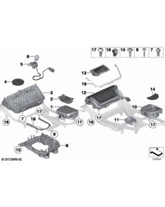 Genuine Middle Centre Console Ashtray Assemby Complete 51 16 9 206 347 buy in USA