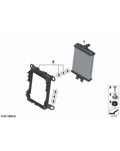 Genuine External Radiator Frame 17 21 8 625 445 buy in USA