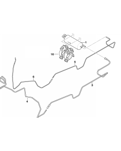 Genuine Fuel Feed Line Pressure Pipe Front 16 11 7 175 093 buy in USA