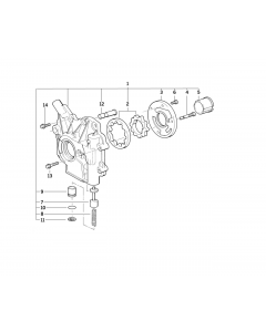 Genuine Lubrication System Oil Pump 11 41 2 246 478 buy in USA