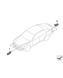 Genuine PDC Ultrasonic Parking Sensor Monaco Blue 66 20 6 989 225 buy in USA