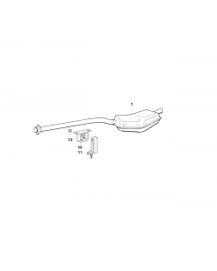 Genuine Exhaust Silencer/Muffler Bracket 18 21 1 723 557 buy in USA