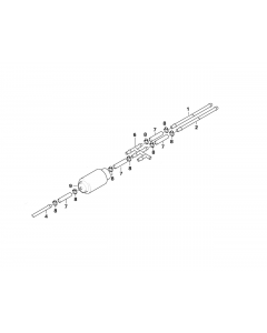 Genuine Fuel Tank Return Line Front 16 12 1 184 774 buy in USA