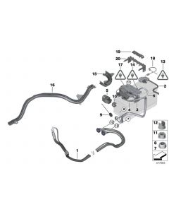 Genuine Rear Battery Lead Distribution Box Adapter IBS 2010 12 51 7 615 476 buy in USA