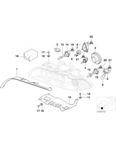 Genuine Headlight Headlamp Cover 63 12 8 375 448 buy in USA