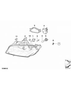 Genuine Turn Indicator Light Bulb Socket 63 11 7 159 570 buy in USA