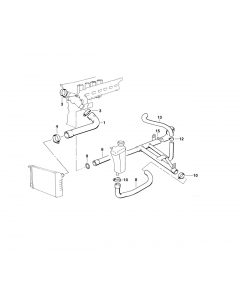 Genuine Cooling System Return Hose 11 53 1 740 649 buy in USA