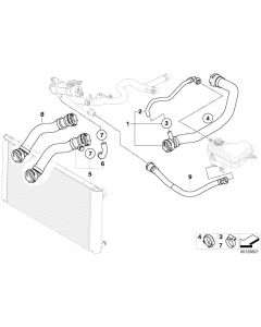 Genuine Cooling System Coolant Hose 17 12 7 789 723 buy in USA