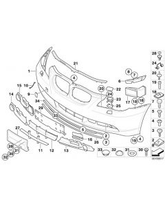 Genuine Front Trim Cover Screw 07 11 9 904 170 buy in USA