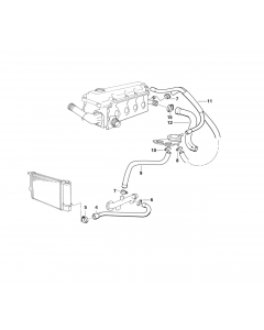 Genuine Cooling System Water Hose/Pipe 11 53 1 247 915 buy in USA