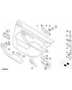 Genuine Rear Door Grip Support 51 41 8 156 532 buy in USA