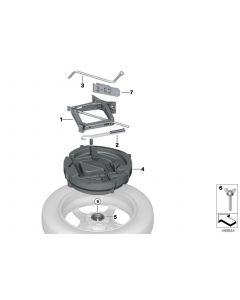 Genuine Lifting Jack Spare Wheel Bracket 71 15 1 180 625 buy in USA