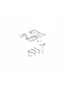 Genuine Exhaust Support Heat Resistant Plate Shield 18 22 1 739 990 buy in USA