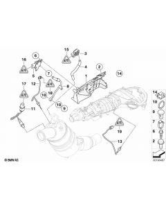 Genuine Exhaust Pressure Sensor 13 62 7 808 013 buy in USA