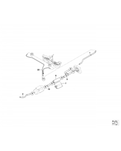 Genuine Fuel Pipe Feed Line Rear 16 12 7 175 994 buy in USA