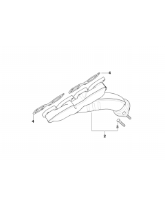 Genuine Exhaust Manifold 11 62 7 500 484 buy in USA