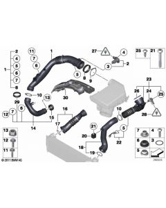 Genuine Air Duct Pre Formed Seal 11 61 7 791 469 buy in USA