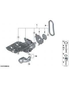 Genuine ASA Bolt M8x30 Lubrication System Oil Pump 11 13 8 592 611 buy in USA